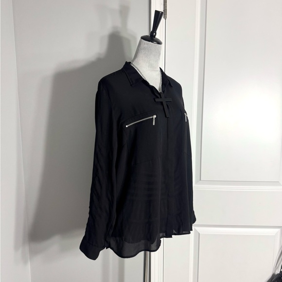 Sheer Convertible Blouse - Picture 7 of 15